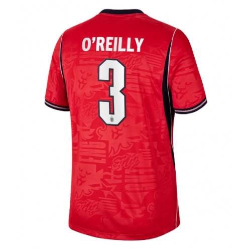 Billige Fotballdrakt England Nico O'Reilly #3 Replika Bortedrakt VM 2026 Kortermet Billige Fotballdrakt England Nico O'Reilly #3 Replika Bortedrakt VM 2026 Kortermet